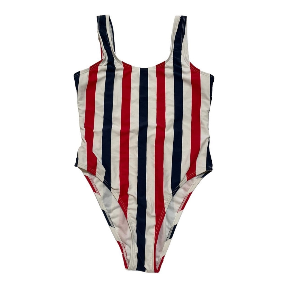Cabana Del Sol Women's Red and Blue Swimsuit-one-piece
